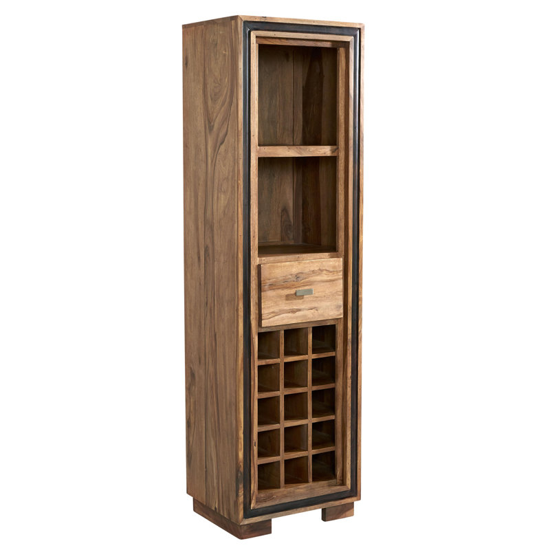 Zoe 175cm H x 50cm W Solid Wood Standard Bookcase