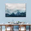 «Japanese Mountain Landscape Abstract», reproduction sur toile-1468249847
