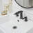 8 In. Waterfall Widespread 2-Handle Bathroom Faucet With Pop-Up Drain Assembly In Spot Resist-109023934