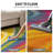 Akieba Abstract Tufted Blue/Orange/Pink Non-Slip Rubberback Area Rug-1829895118
