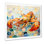 Art déco homard en orange et jaune - écrevisse, art mural