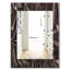 Miroir mural moderne en soie foncée pliée-40097927