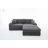 Modern Corduroy Sectional Sofa with USB Charging, Cup Holders, and Armrest Storage for Flexible Comfort and Style-1601791637
