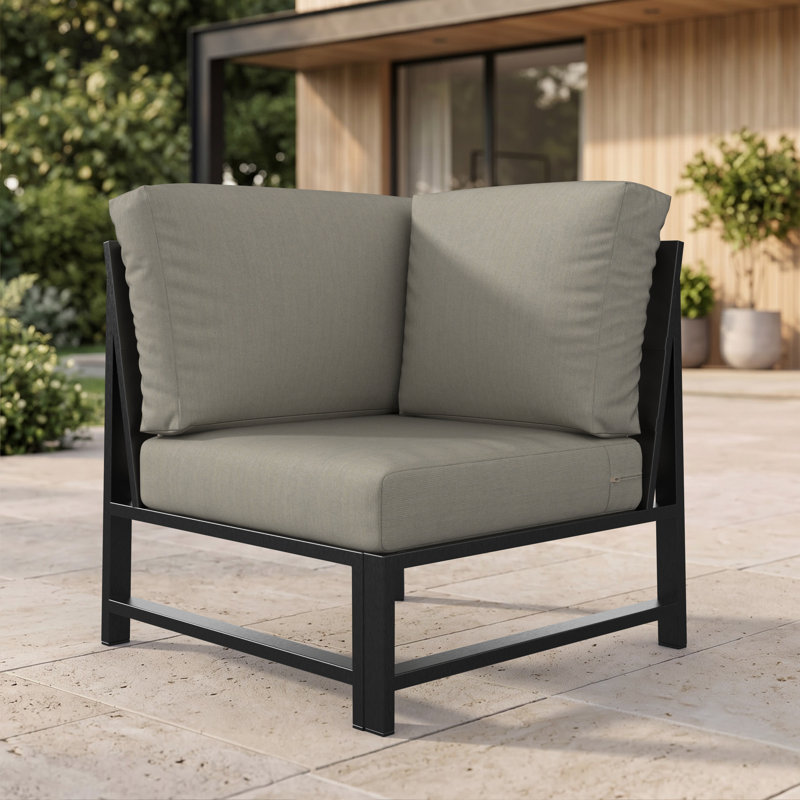 Fauteuil d'angle Oltjana, Palette colombe