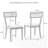 Alessia 4-piece Dining Chair Set