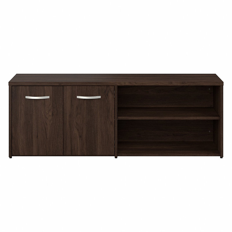 Kathren 60'' Wide 2 - Shelf Credenza, Black Walnut