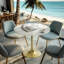 Cleofus Round Metal Base Dining Table-2074318862-2066672971-2073071904