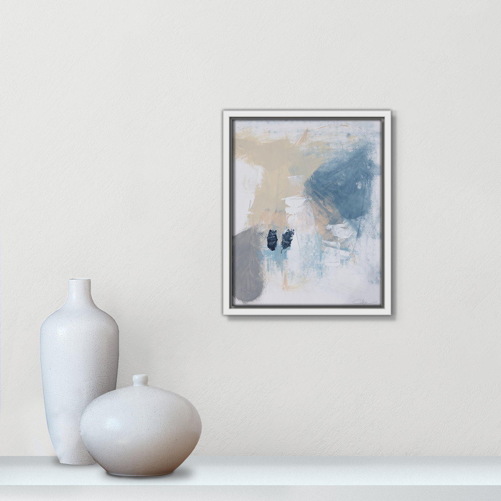 Coastal Carnival II Print by Casa Fine Arts, No Mat, 11.5" H x 9.5" W x 2" D, White Floater Framed Canvas