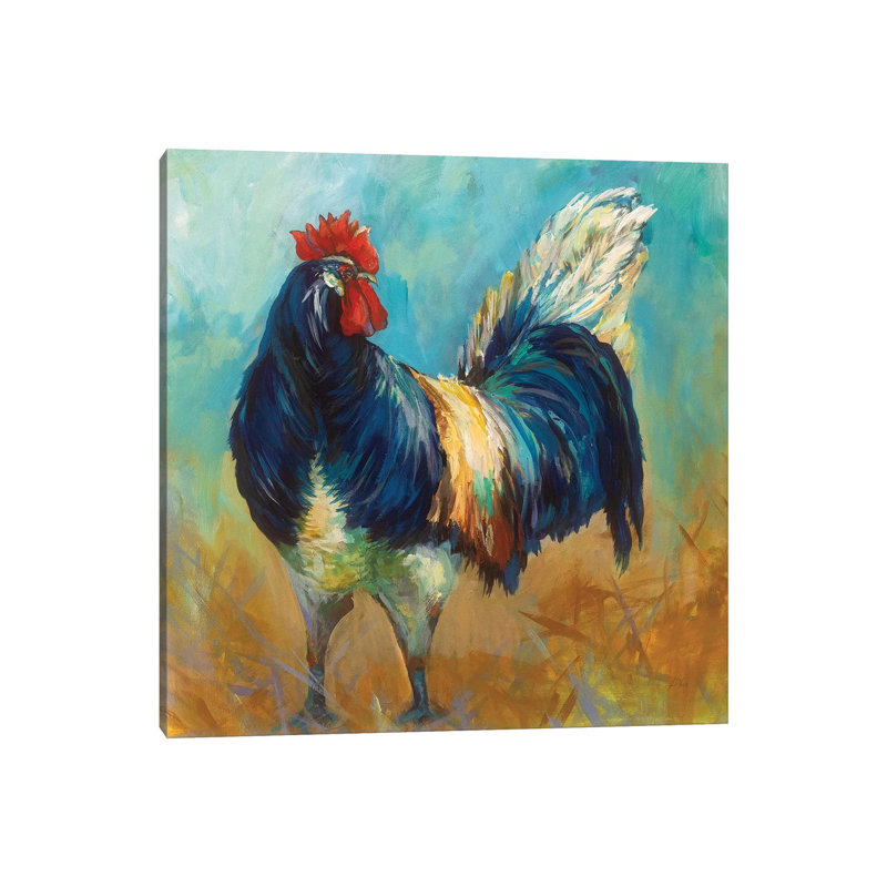 Cocky by Jeanette Vertentes - Wrapped Canvas Print, 45.72 cm H x 45.72 cm W