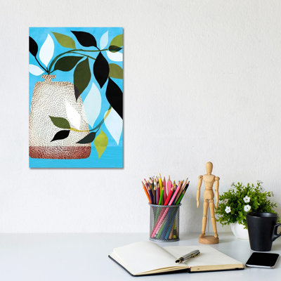 Ivy And Blue Sky II - Wrapped Canvas Painting