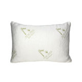 Memory Foam Bed Pillow, Bamboo Cover infused with Aloe Vera, Adjustbale Firmness, Botkins