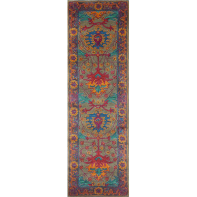 Earna Wool Floral Indoor Rug