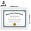 5 Pack Of Picture Frames - Plexiglass Cover - Black-101476101-101476100
