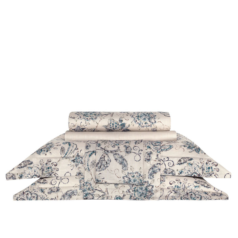 Madeleine Sateen Fitted Sheet, Queen