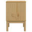 Paycen 45cm W Solid Wood Bedside Table-453535580