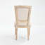 Chaise rembourrée avec pieds en bois