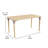 Bright Beginnings Adjustable Height Rectangular Activity Table-86004654