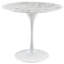 Table de salle à manger ronde en marbre artificiel Lippa-115317548-115317551