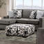 Repose-pieds carré de style contemporain-1873255696