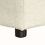 Lit simple escamotable avec repose-pieds et matelas, lit d'invité convertible, blanc-151588662