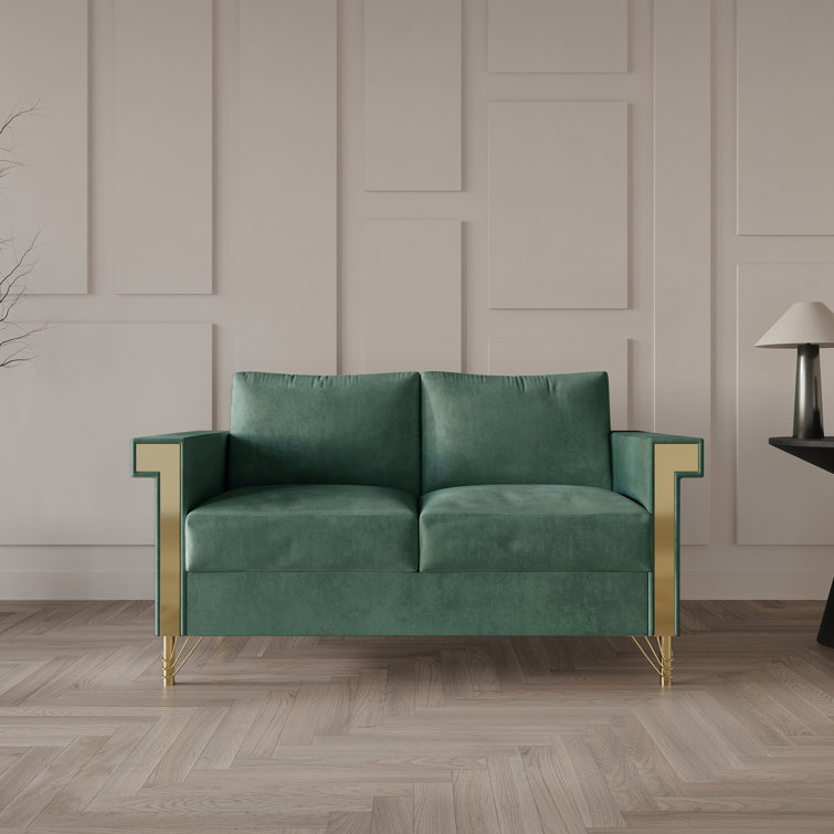 Snaresbrook Fabric 56.3'' Reception Loveseat