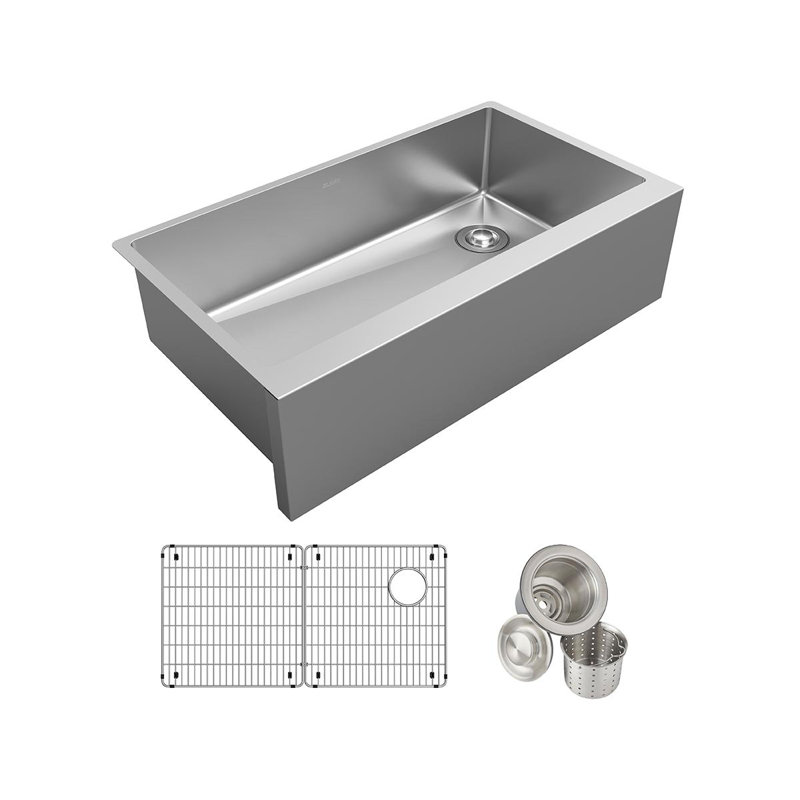 36" L x 20" W Farmhouse Kitchen Sink