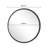 Evangelista Aluminum Alloy Framed Tempered Glass Round Wall Mirror-2106355993-2106355994