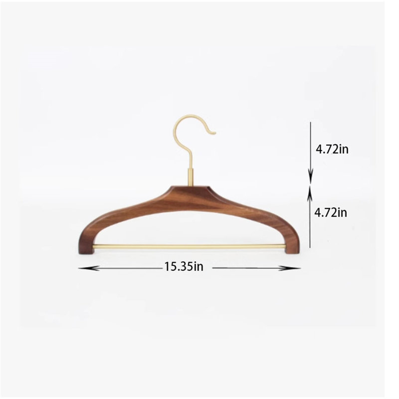Premium Solid Wood Clothes Hanger, 5