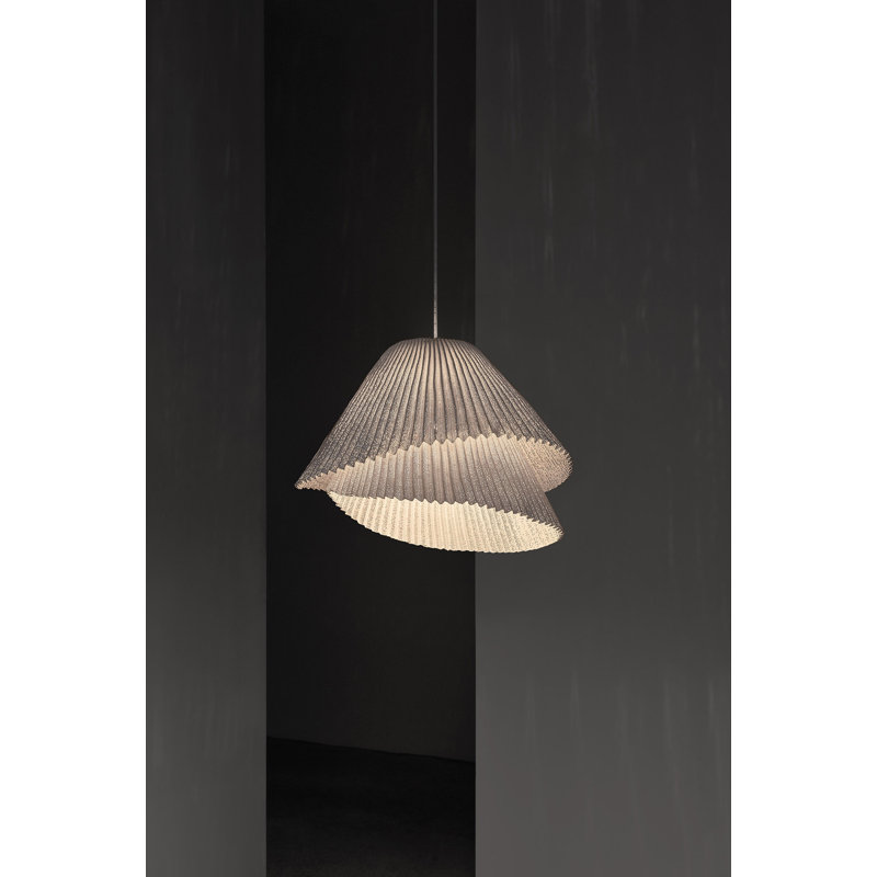 Tempo Vivace Pendant, 10.6" H x 16.9" W x 15.4" D, White, Yes