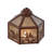 Rustic Lodge 13'' 1 - Light Rust Bowl Ceiling Fan Light Kit