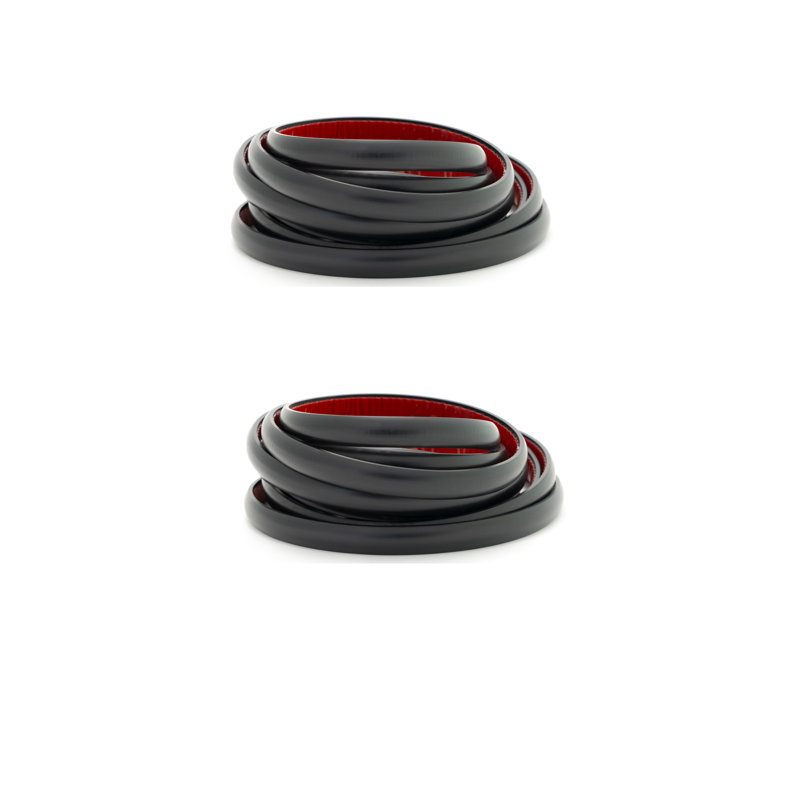 Décor Boarder Quarter Round Tile Trim , 2pk, Black