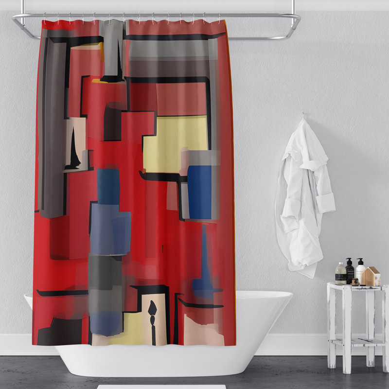 Rideau de douche Alfreeda, H 83 po x l 70 po