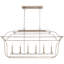 Lustre géométrique à 6 lumières de style bougie Rossie Lark-303414955