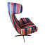 Alexandia Velvet Swivel Armchair