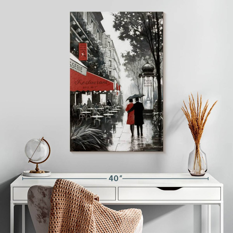 Sirci Paris pluvieux II, H 30 po x l 20 po