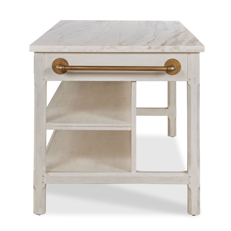 Dining Table, Frost White, Marble, Carrara