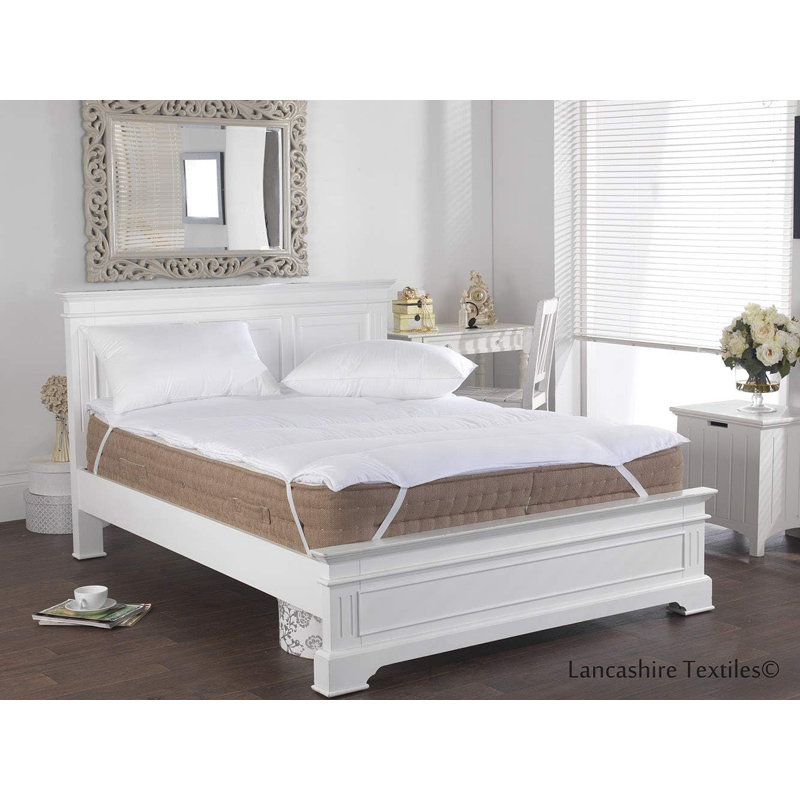 Chantrea Hotel-Quality Soft Down Microfibre Mattress Toppers (Single), 137 x 191 cm