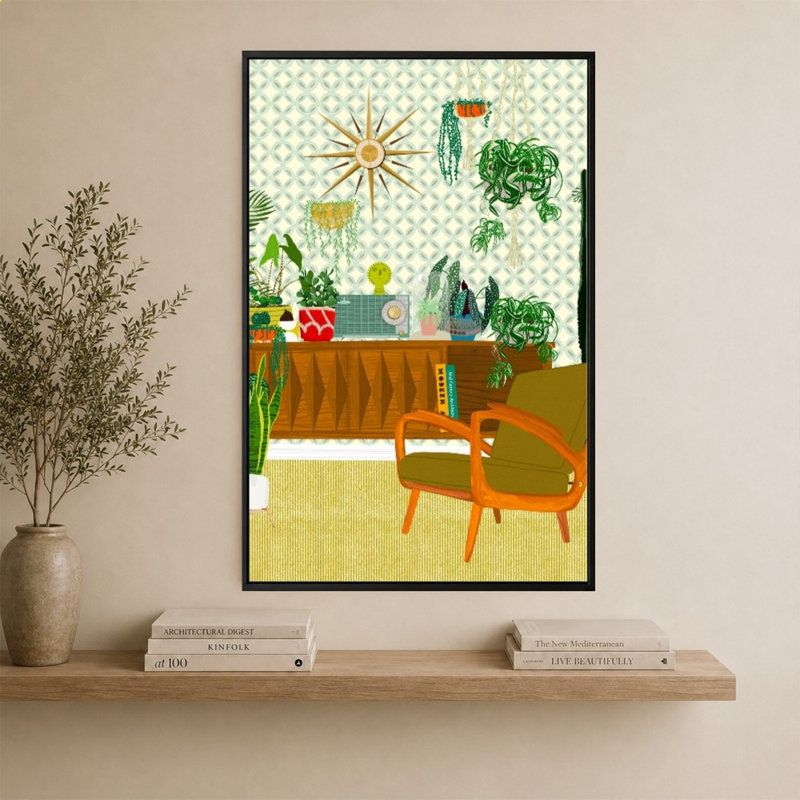 «Plant Living Room» par Jen Bucheli - Impression sur toile