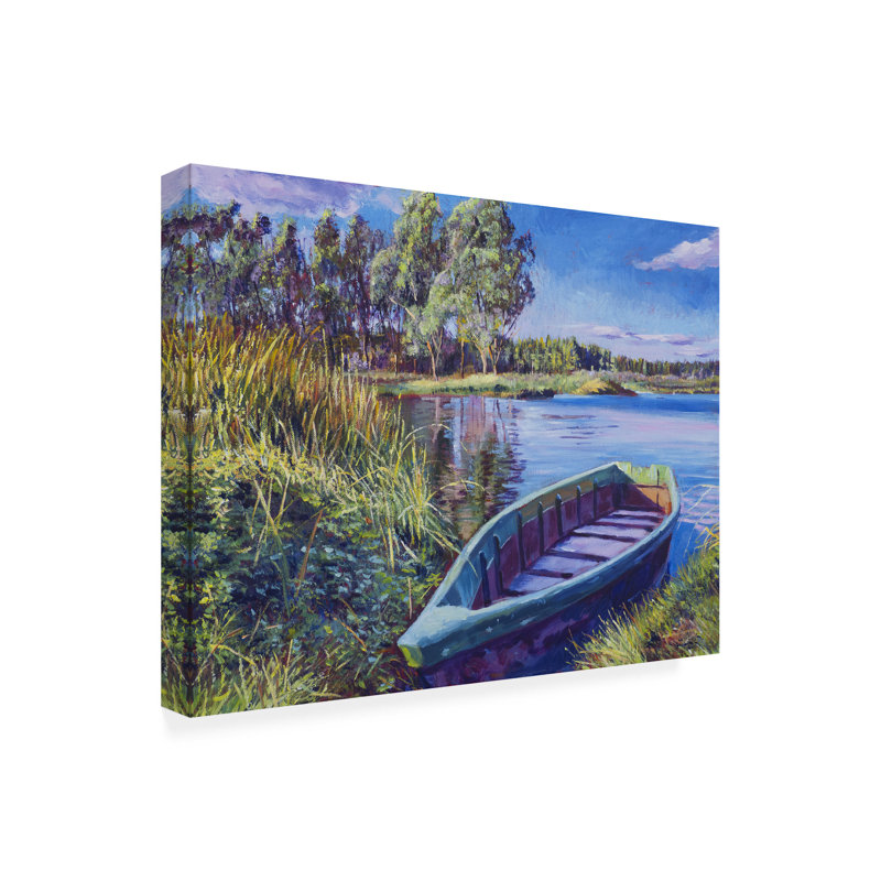 Toile d'extérieur «Summer Lake» par David Lloyd Glover, H 18 po x l 24 po x P 1,5 po