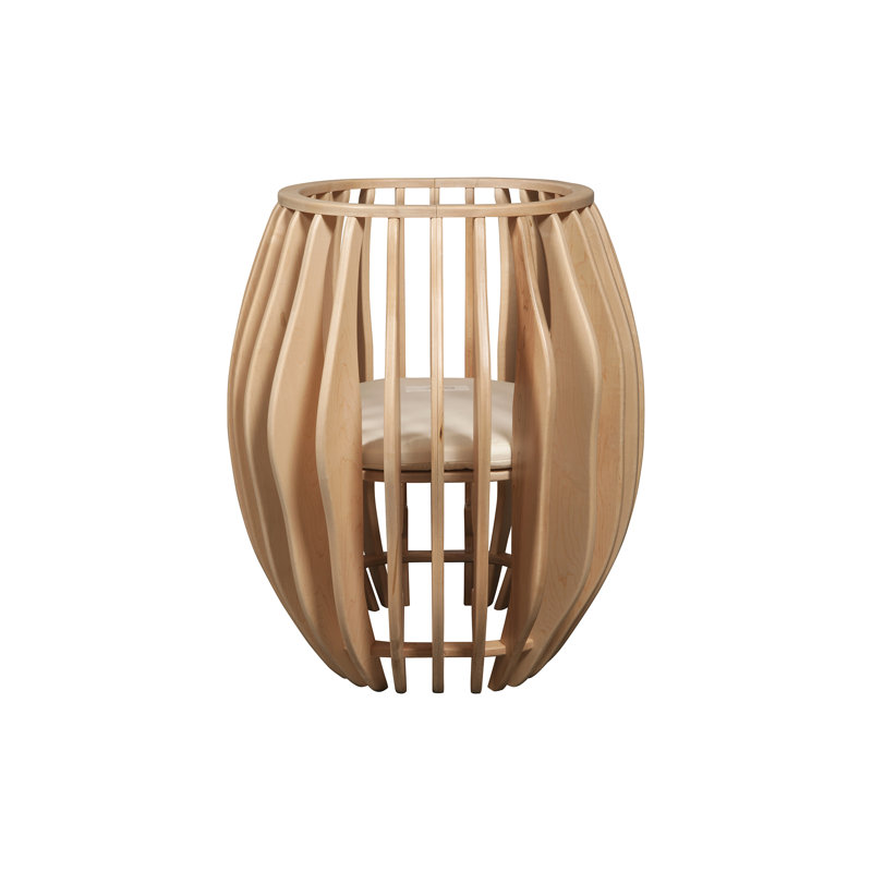Gradient 2-in-1 Crib with Mattress, Natural Maple