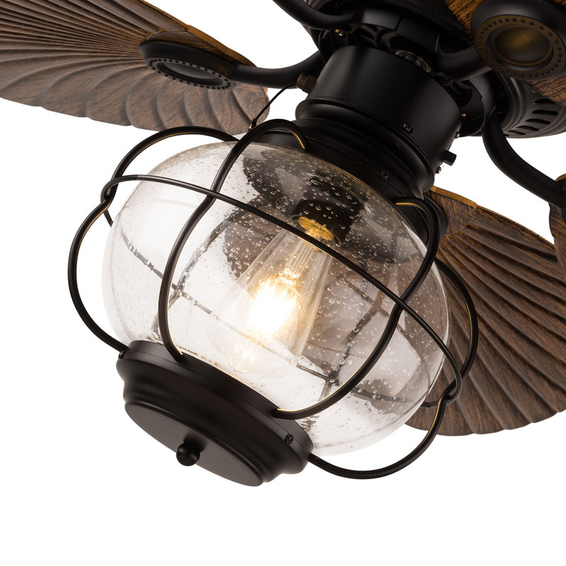 52inch Ceiling Fan Light Brown with Remote Control