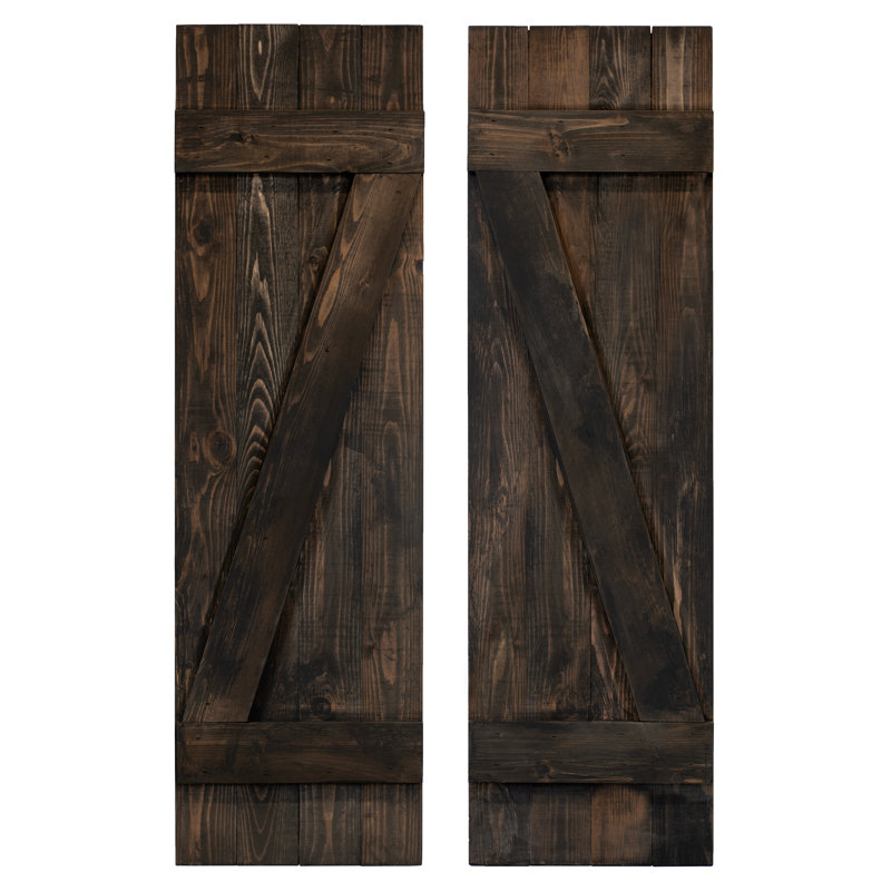 Volets extérieurs pour planche et lattes, Latte noire, 54
