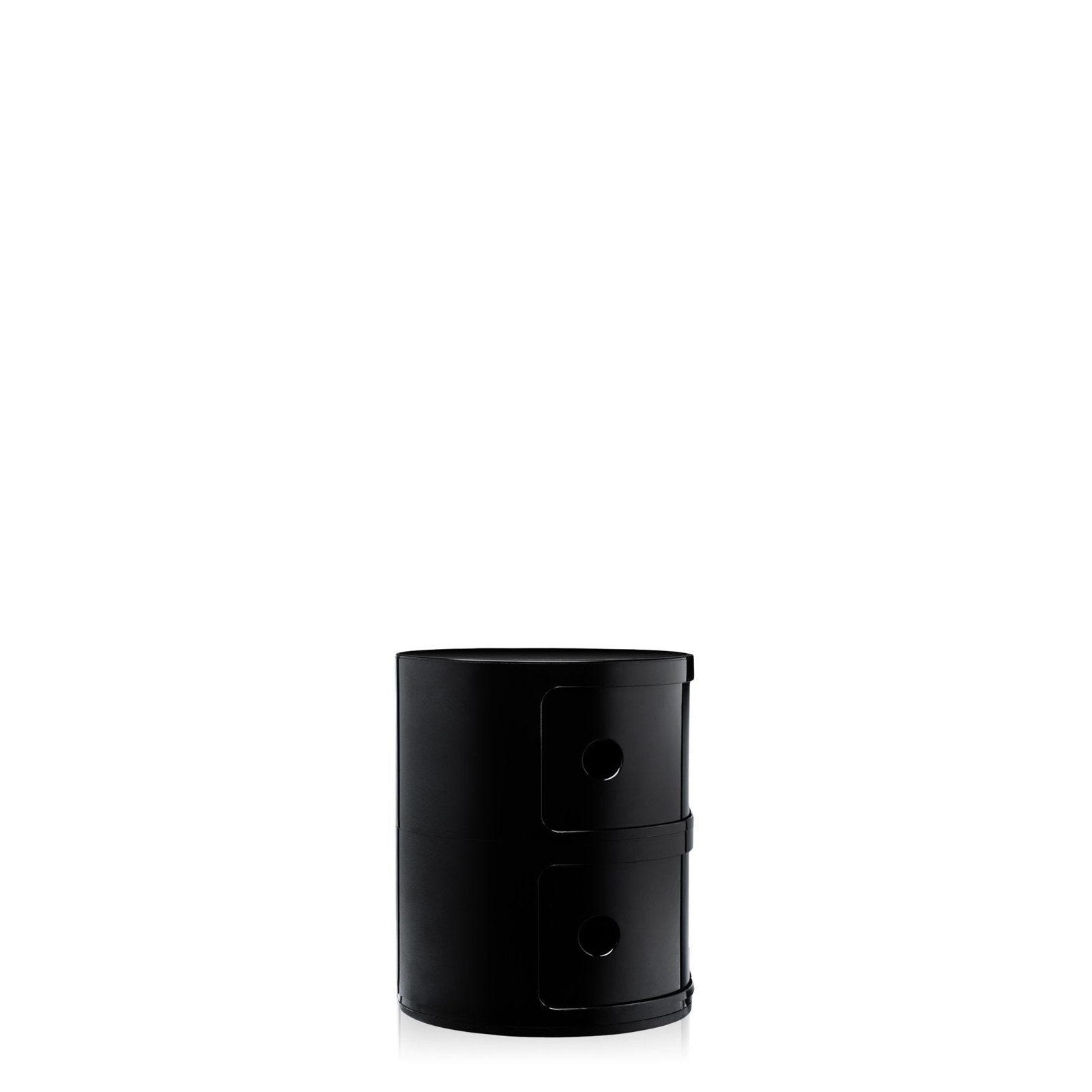Componibili Round Modular Stacking Units, Black, 2