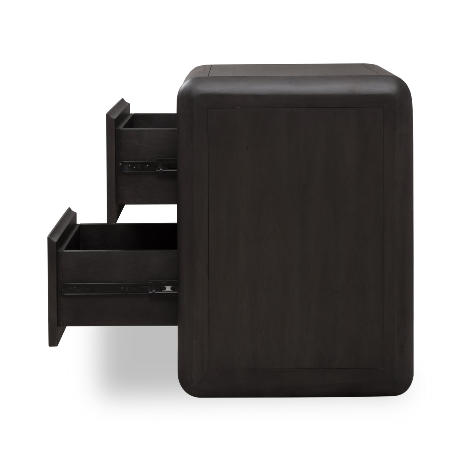 2-Drawer Acacia Nightstand