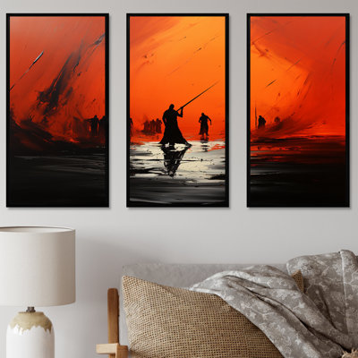 African Zulu Dance II - art mural tribal africain
