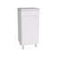 Meuble-lavabo de salle de bain avec lavabo, 1 porte, 4 pieds, 2 tablettes-200711662