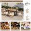 Ensemble 7 pièces de table et chaises de patio-1572486071