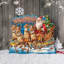 Figurine Père Noël en traîneau