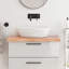 Azaree 80cm Solid Wood Bathroom Vanity Top-59080468