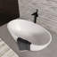 Baignoire de trempage autoportante de 55 pouces pour salle de bain-122021489